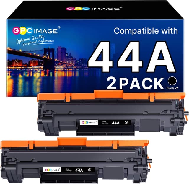 Detalle de GPC IMAGE CF244A 44A Toner Schwarz (kompatibel) – 2er-Pack für HP LaserJet Pro MFP M28w/M28a und M15w/M15a