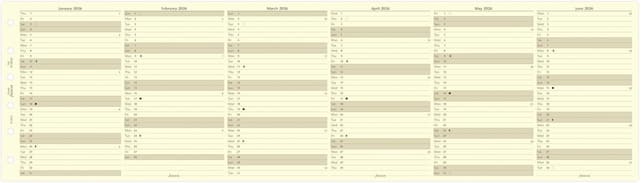 Detalle 2 de Filofax Pocket Yearspl agenda 2026