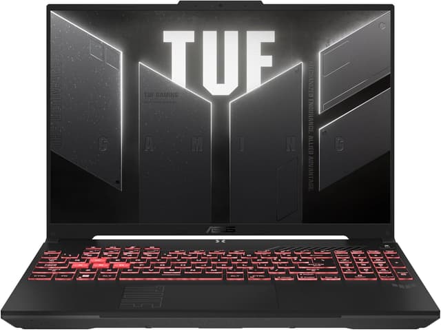 Detalle de ASUS TUF Gaming A16-TUF607PV-QT023W (16 pouces QHD+ 165 Hz) – Ryzen 9 7845HX, RTX 4060 140 W, DDR5 16 Go, SSD 1 To NVMe