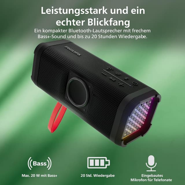 Detalle de Philips TAS2000B Bluetooth-Lautsprecher 20 W 📢