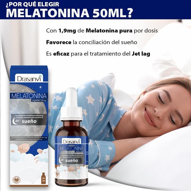 Thumbnail 1 de DRASANVI Melatonina Pura 1,9 mg 50 ml