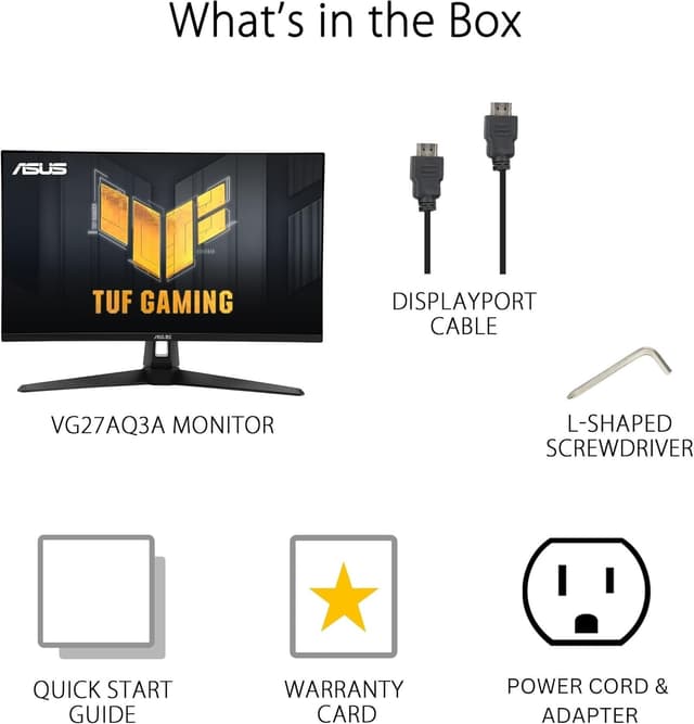 Thumbnail 6 de ASUS TUF VG27AQ3A 27-Inch QHD Gaming Monitor