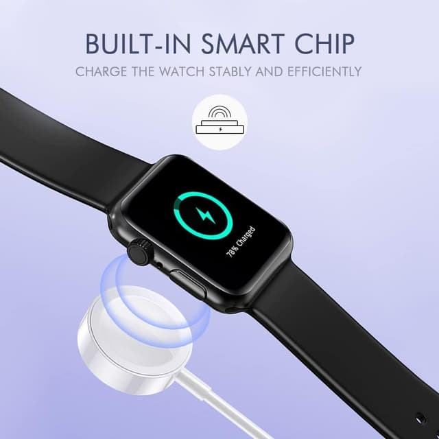 Detalle 2 de CUDPO Watch Charger Fast Magnetic Cable 44mm