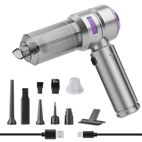 Detalle de Higoom Aspirador de mano inalámbrico 4 en 1 con succión 22.000 Pa y soplador