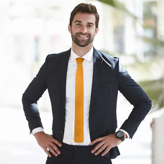 Thumbnail 6 de DonDon Cravatta Uomo 5 cm larghezza