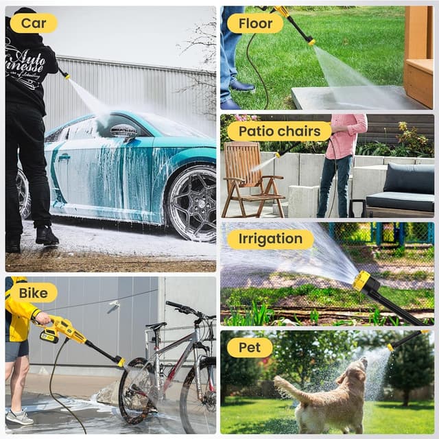 Thumbnail 5 de Hidrolimpiadora a batería 45 bar 8000 mAh