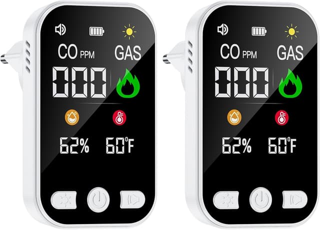 Detalle de Rilevatore CO 4 in 1 2Pack da parete