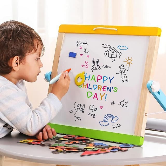 Detalle 2 de DD.DOG 12 Colour Kids Dry Wipe Whiteboard Pens (Non-Toxic, Low Odour) Mini Fine Tip