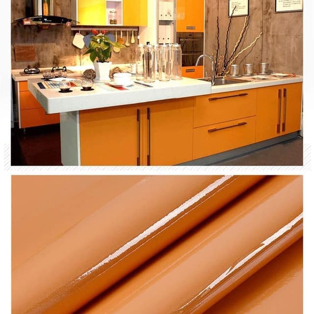 Thumbnail 5 de Hode Klebefolie Orange Glitzer 40cm x 3m