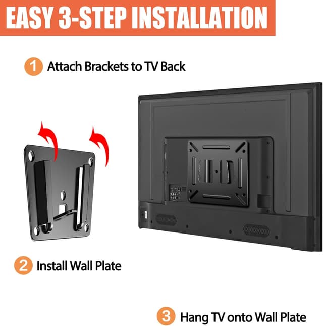 Detalle 2 de JXMTSPW VESA 100x100 wall mount 12mm