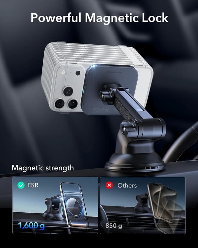 Thumbnail 3 de ESR 15W MagSafe Car Mount Charger for iPhone