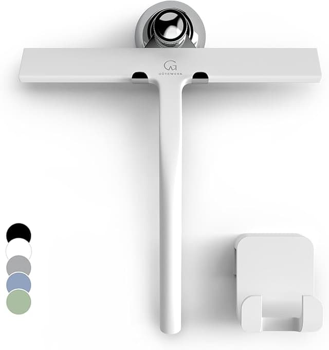 Imagen de Rasqueta de Cristales para Ducha 23 cm, Silicona y Acero Inoxidable en OfertitasTOP