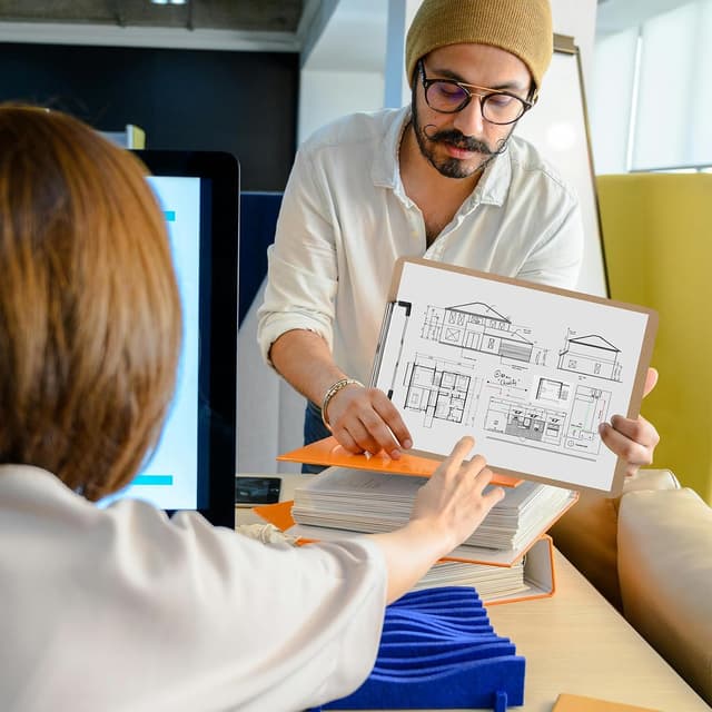 Detalle 2 de ZCZN Portablocco A4 con clip