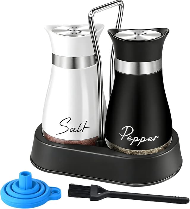 Detalle de Houbobo Salt and Pepper Shakers set 120 ml