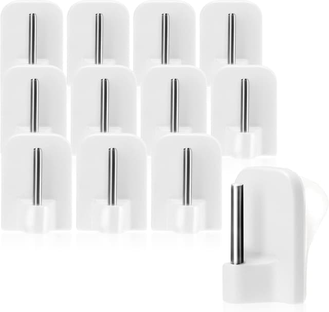 Imagen de com-four 12 crochets à rideaux autocollants 🪟 en OfertitasTOP