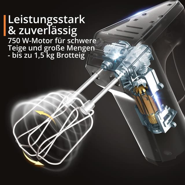 Detalle de Krups 3Mix 9000 750 W Handmixer 🧁