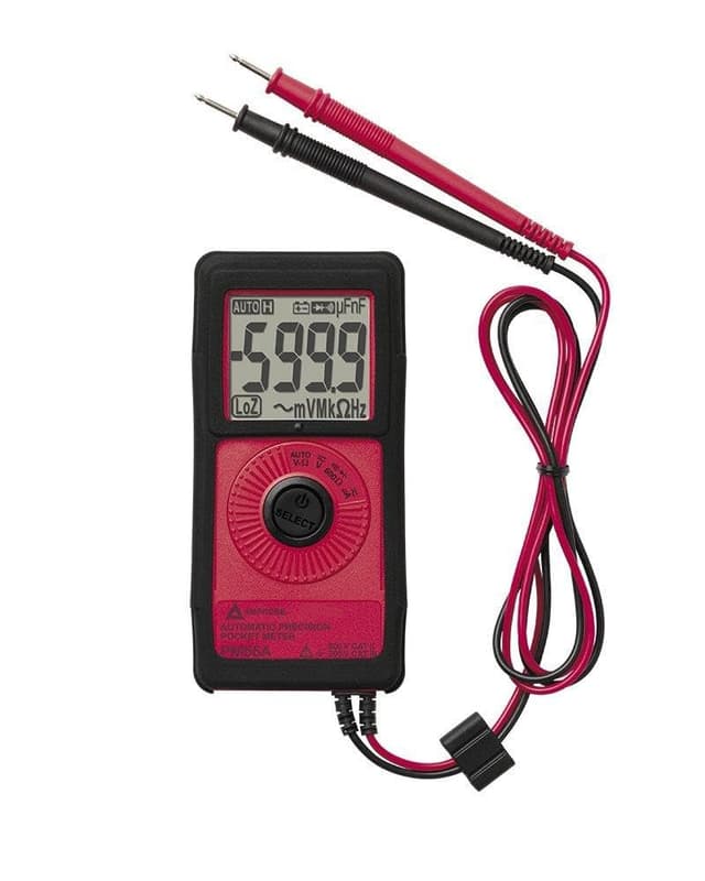 Detalle de PM55A Taschenmultimeter für Spannungs-, Widerstands- und Frequenzmessungen