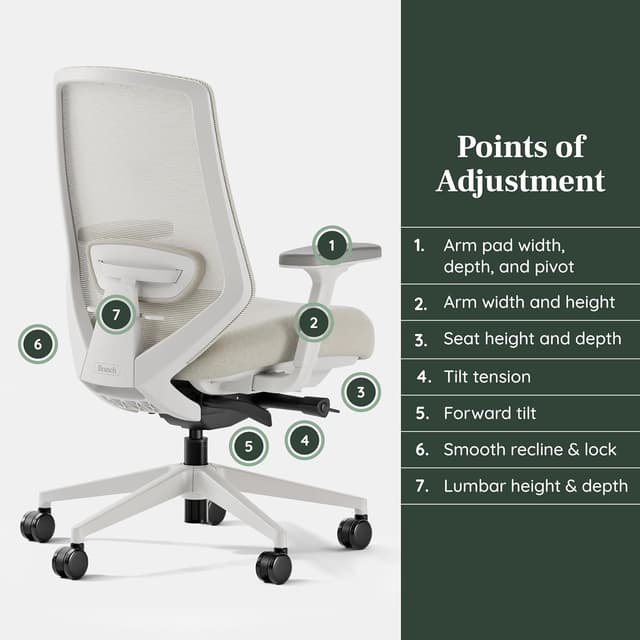 Detalle de Branch Ergonomic Chair Pro 14-point adjust
