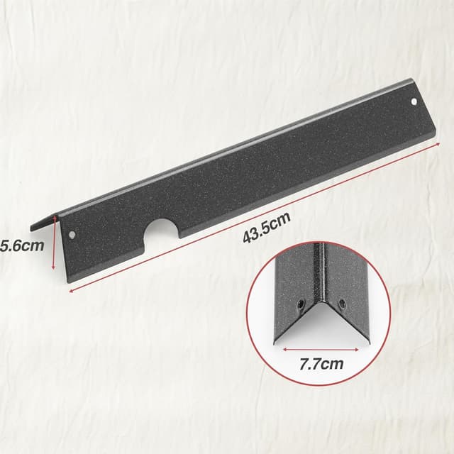 Detalle de 66032 Flavorizer Bars & Hitzeschild-Ersatz für Weber Genesis II und GS4 300-Serie (Aromaschienen, 5 Stück, 43,4 cm)