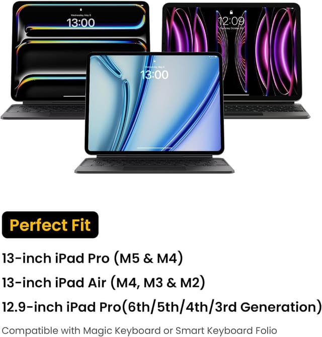 Detalle 2 de tomtoc Slim Tablet Sleeve Bag for 13-inch iPad Air 2026 (M4/M3/M2) & iPad Pro 13-inch (M5/M4)