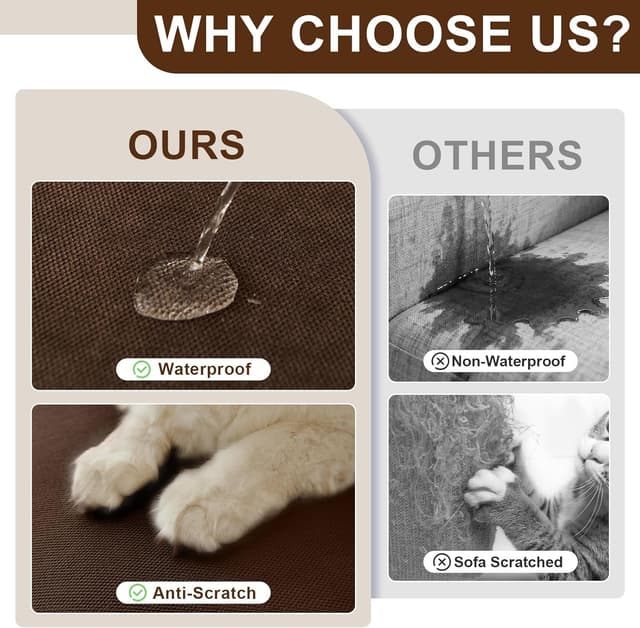 Thumbnail 4 de Royhom Telo Copridivano 180x300 Marrone