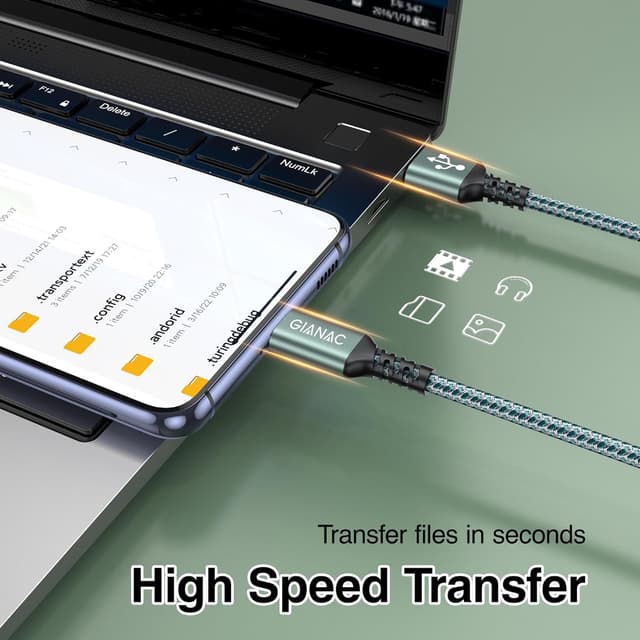 Detalle 2 de GIANAC USB-C Kabel 4 m 3,1 A