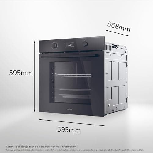 Thumbnail 2 de Haier ID2P5B3YTX Horno Multifunción 78L