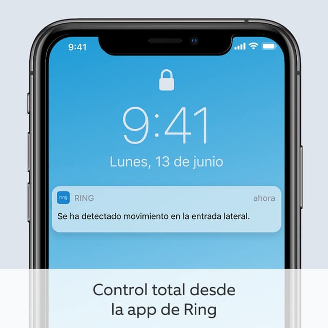 Detalle 2 de Ring Spotlight Cam Plus con luces y batería 💡 WiFi HD 1080p