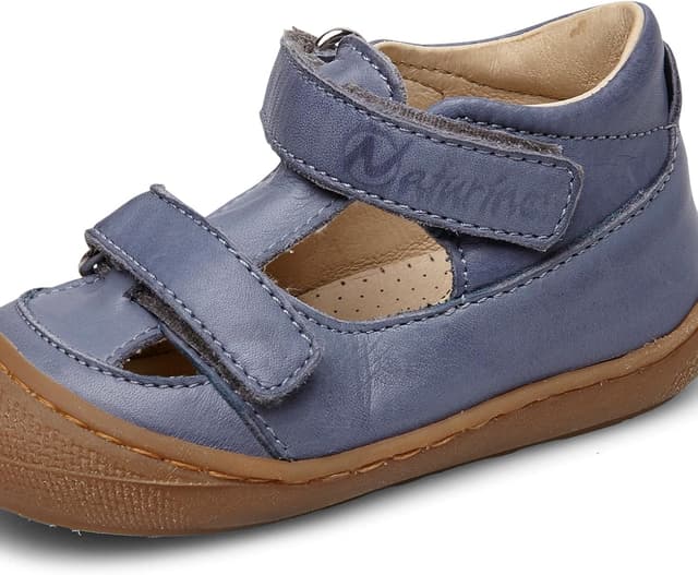 Detalle 2 de Naturino PUFFY-Halb geschlossene Sandale azurblau – mit doppeltem Klettverschluss