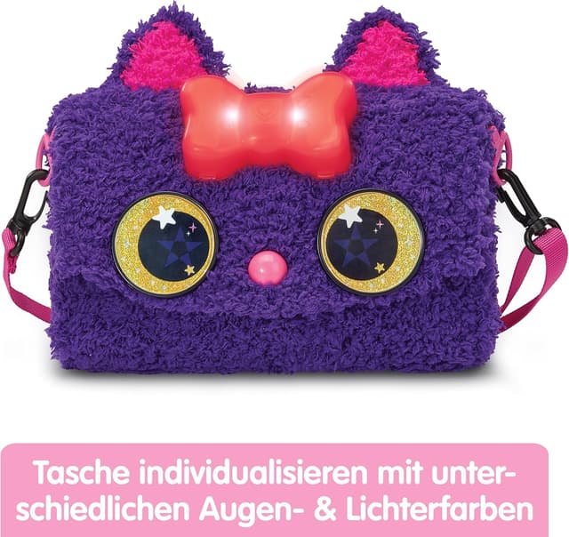 Detalle de VTech Kid’Couture Zauberhafte Katzen-Handtasche – DIY-Stickset mit Licht- und Soundeffekten (5–9 Jahre)