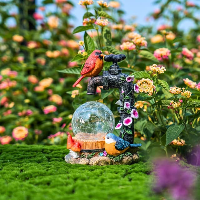 Thumbnail 2 de TERESA'S COLLECTIONS Garden Robin Ornament 15cm