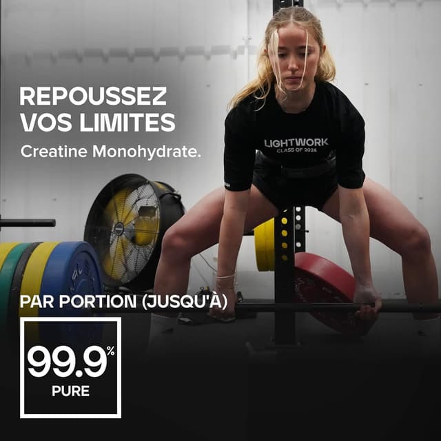 Thumbnail 1 de Bulk Créatine Monohydrate 500 g — Créatine pure 147 portions 💪