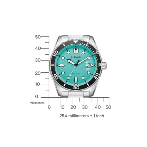 Detalle de Citizen AW1760-81W reloj analógico de cuarzo con energía solar y acero inoxidable