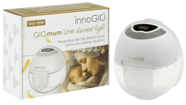 Detalle de InnoGIO GIOmum Line Sacaleches Eléctrico Portátil con Luz