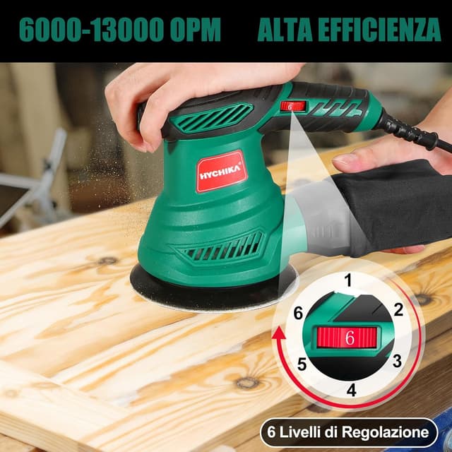 Thumbnail 2 de HYCHIKA Levigatrice Orbitale 300W 13000 RPM