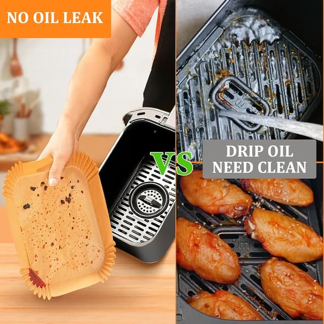 Thumbnail 3 de 200PCS Air Fryer Liners for Ninja 8.6 x 5.5 in