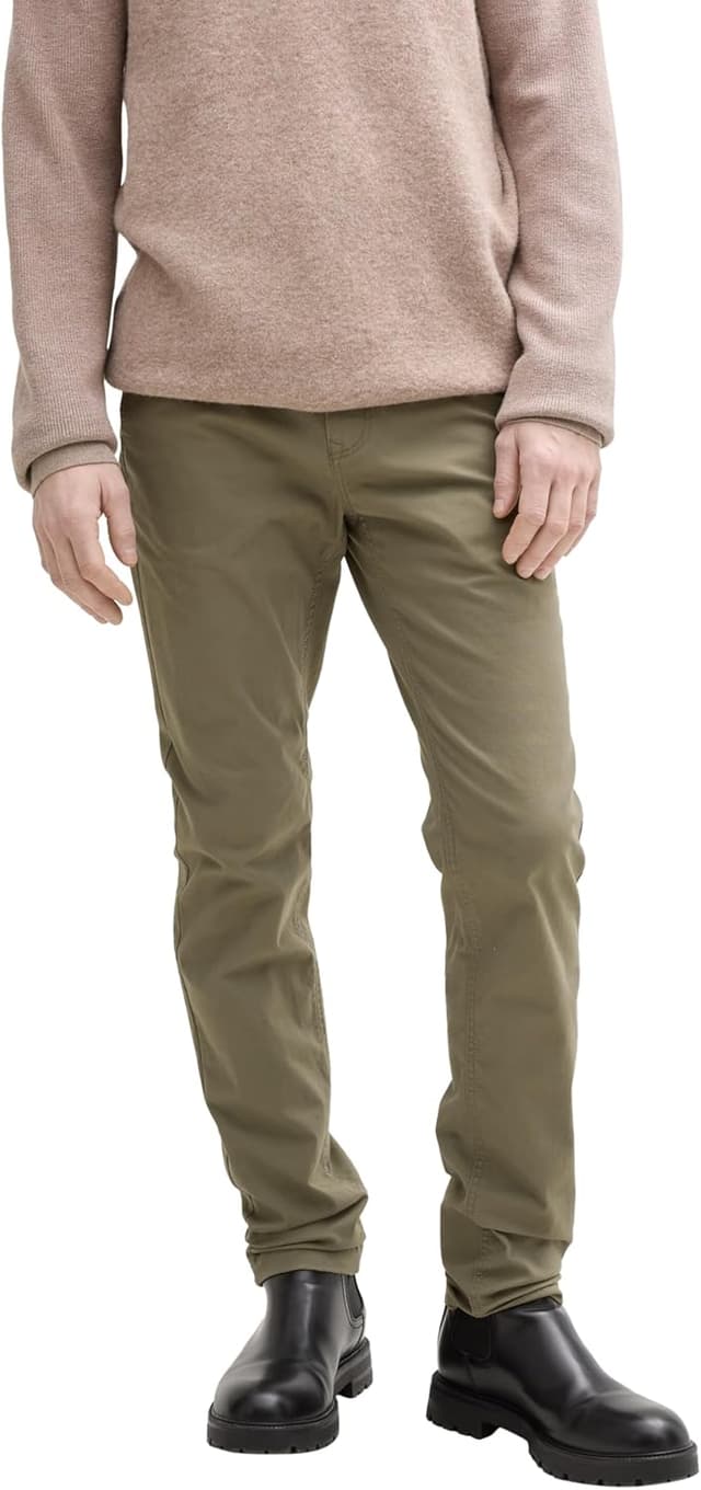 Detalle de TOM TAILOR 1046967 Travis Slim Chino: pantaloni chino da uomo comodi e ben vestiti