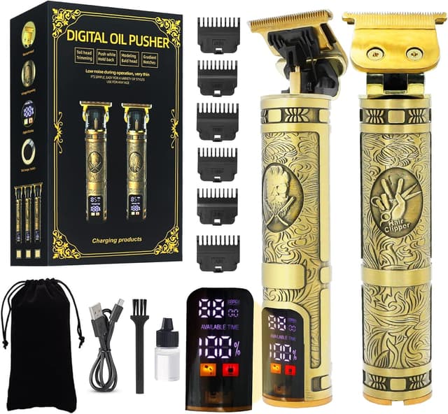 Detalle de Professional T-Blade Beard Trimmer 7-in-1 🔌