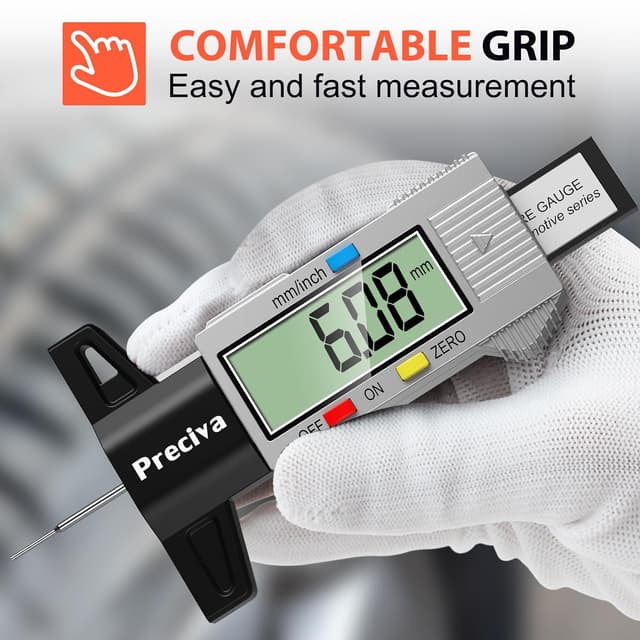 Thumbnail 5 de Preciva Tyre Tread Depth Gauge 0-25.4mm