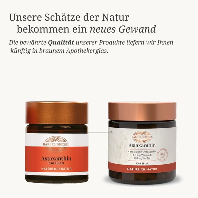 Thumbnail 3 de BÄRBEL DREXEL Astaxanthin 4 mg aus Haematococcus pluvialis – vegane Softgel-Kapseln (40 Stk)