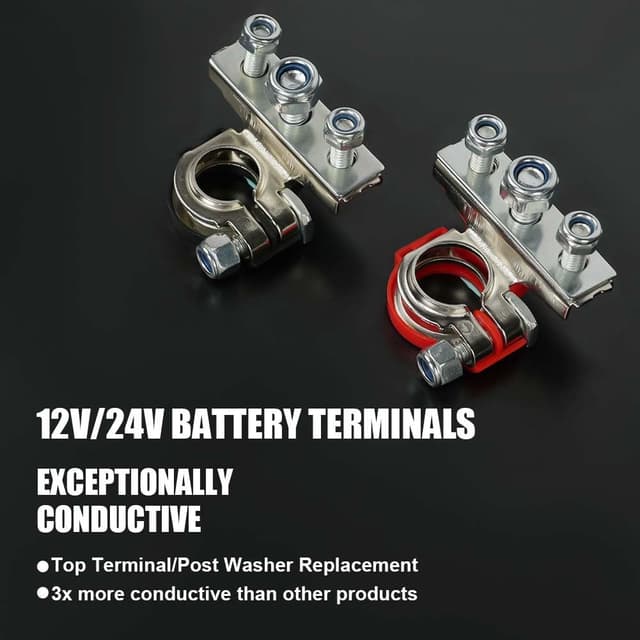 Thumbnail 2 de URAQT connecteur de borne de batterie 12V, paire