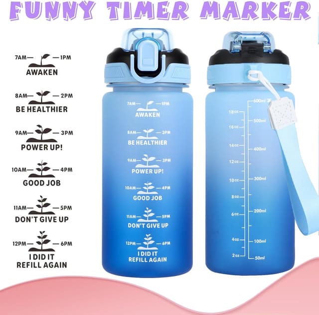 Thumbnail 4 de SUPPRUI Kids Water Bottle 600ml for School