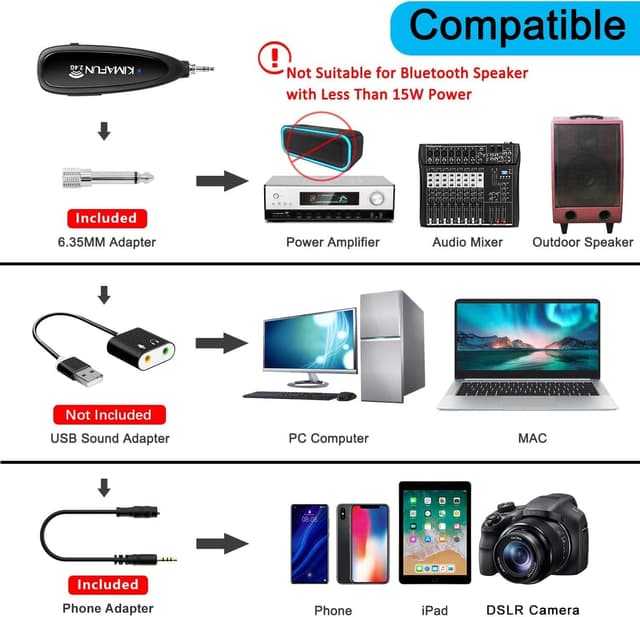 Thumbnail 3 de KIMAFUN Micrófono Inalámbrico para Fitness G100-1