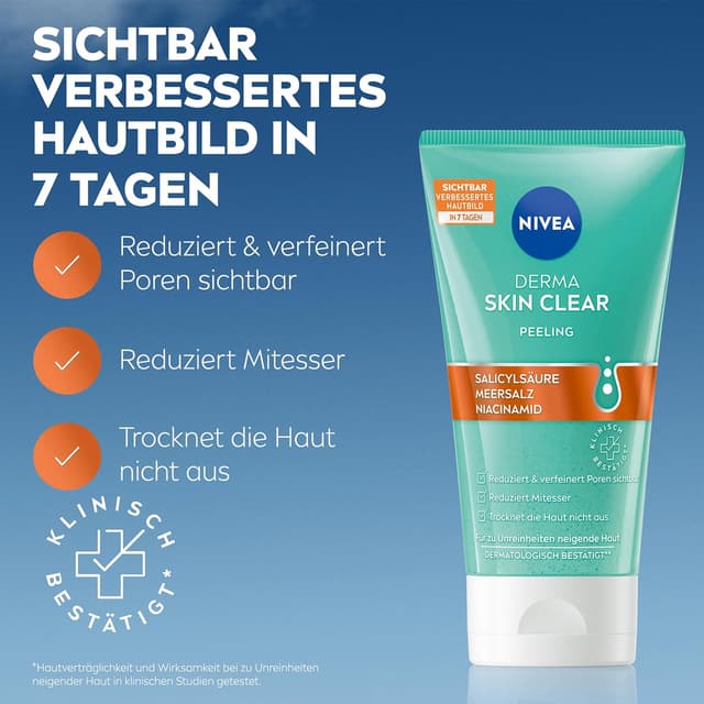 Thumbnail 1 de NIVEA Derma Skin Clear Peeling 150 ml