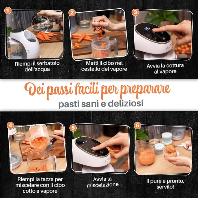 Thumbnail 3 de Sweety Fox Cuocipappa 7-in-1 Mixer Multifunzione