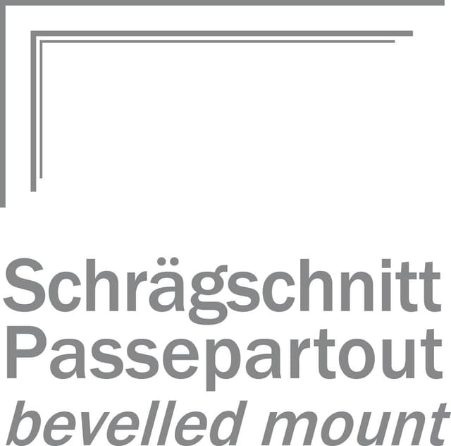 Detalle 2 de Walther Design Cadre photo Stockholm gris avec passe-partout, 30 x 30 cm (EA339D)