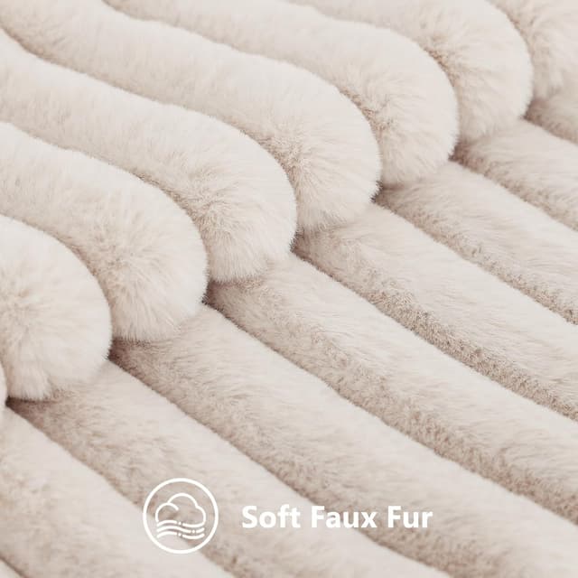Thumbnail 1 de decorUhome Faux Fur Pillow Covers 18x18 Set of 2 🛋