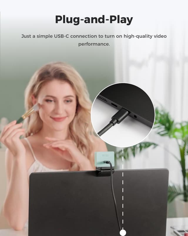 Detalle 1 de OBSBOT Meet 2 2-4K Webcam mit 1/2 Zoll