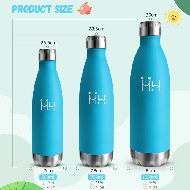 Thumbnail 2 de Botella Agua Acero Inoxidable 500 ml