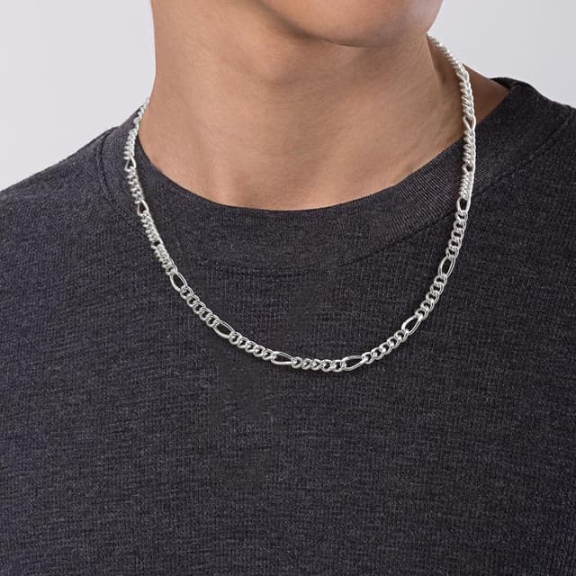 Thumbnail 6 de MOROTOLE Sterling Silber Figaro Kette 5 mm